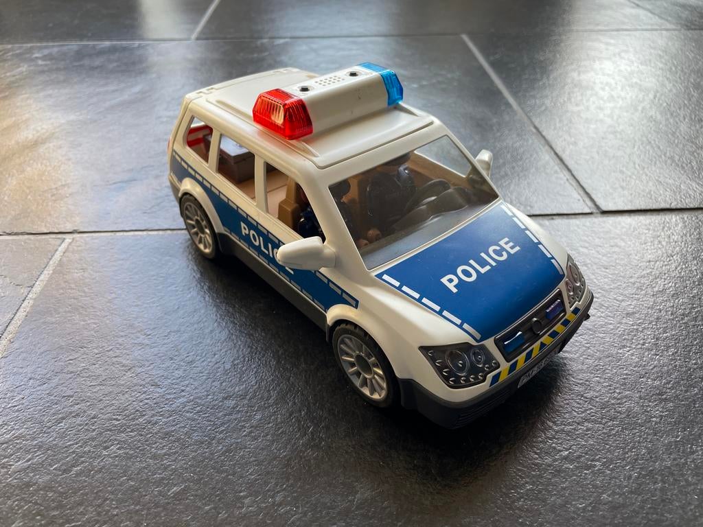 Playmobil Politieauto met 2 agenten, Ophalen of Verzenden, Gebruikt, Jongen of Meisje