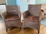 Fauteuils, Huis en Inrichting, Stoelen, Ophalen, Overige materialen, Twee, Bruin