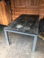 Stevige tuintafel 100 x 180, Huis en Inrichting, Tafels | Eettafels, Ophalen, Gebruikt, 100 tot 150 cm, 50 tot 100 cm