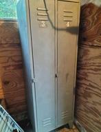 Stoere legergroene lockerkast, Ophalen of Verzenden, Gebruikt, Industrieel