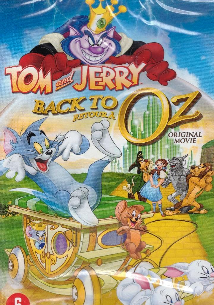Tom & Jerry - Back To Oz ( Nieuw ), Cd's en Dvd's, Dvd's | Tekenfilms en Animatie, Nieuw in verpakking, Amerikaans, Tekenfilm