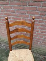 boerenstoel vintage met rieten zitting, Antiek en Kunst, Antiek | Meubels | Stoelen en Banken, Ophalen of Verzenden