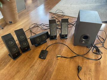 Logitech X-540 computer speakerset beschikbaar voor biedingen