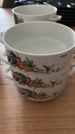 6 x Villeroy & Boch soepkommen + schotel, Huis en Inrichting, Keuken | Servies, Ophalen, Gebruikt, Kom(men), Overige stijlen