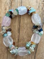 Armband Rozenkwarts & Edelstenen, Overige materialen, Nieuw, Ophalen of Verzenden, Roze