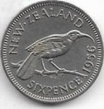 6  pence  1956   Nieuw  Zeeland. km. 26.2, Verzenden, Losse munt