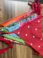 Kleurrijke Engel vlaggenlijn. Vrolijke stoffen slingers!, Ophalen of Verzenden, Zo goed als nieuw, Versiering, Verjaardag