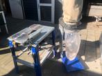 Metabo Tafelzaag + Elektra Beckum Afzuiging, Doe-het-zelf en Verbouw, Gereedschap | Zaagmachines, Ophalen, Gebruikt, Cirkelzaag