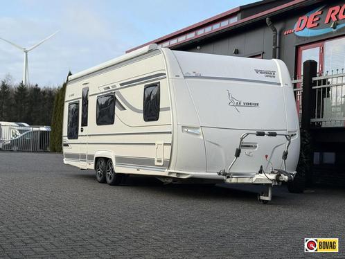 Fendt Le Vogue 650 - 2021 - Super nette caravan!!, Caravans en Kamperen, Caravans, Bedrijf, tot en met 5, Treinzit, Fendt, Frans bed