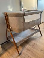 Co-Sleeper babybed Chipolino Mocca/Wood – Incl. extra matras, Ophalen of Verzenden, Zo goed als nieuw, Minder dan 140 cm, Matras