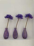 3 vaasjes met bloemen, Ophalen, Zo goed als nieuw