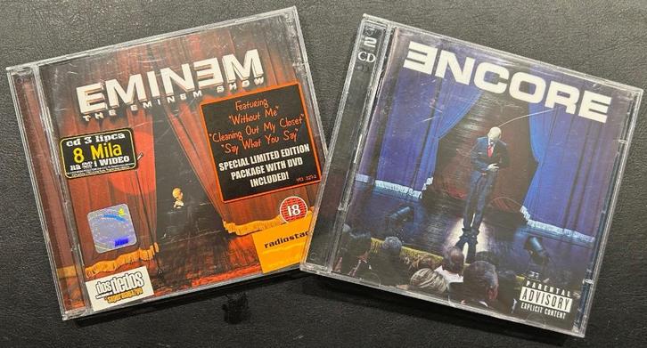 EMINEM - Encore & The Eminem show ( 2x 2CD sets) CD ), Cd's en Dvd's, Cd's | Hiphop en Rap, Zo goed als nieuw, 2000 tot heden