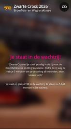 Gezocht; deelnemerkaart wegraceklasse Zwarte Cross, Tickets en Kaartjes, Eén persoon