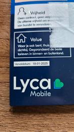LYCA simkaart, Telecommunicatie, Prepaidkaarten en Simkaarten, Nieuw, Simkaart, Ophalen of Verzenden