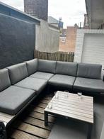 Hoekloungeset Le Sud antraciet, Ophalen, 5 zitplaatsen, Gebruikt, Aluminium