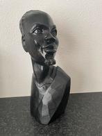 Afrikaans Houtsnijwerk Buste, Antiek en Kunst, Kunst | Beelden en Houtsnijwerken, Ophalen of Verzenden