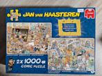2 Legpuzzels JAN VAN HAASTEREN, Ophalen of Verzenden, 500 t/m 1500 stukjes, Zo goed als nieuw, Legpuzzel