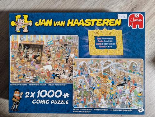 2 Legpuzzels JAN VAN HAASTEREN, Hobby en Vrije tijd, Denksport en Puzzels, Zo goed als nieuw, Legpuzzel, 500 t/m 1500 stukjes
