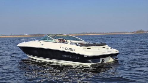 Monterey 218 LS, Watersport en Boten, Speedboten, Zo goed als nieuw, 6 meter of meer, Benzine, 200 pk of meer, Polyester, Binnenboordmotor