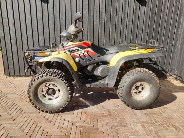 Linhai quad 275cc 4x4 met lier, zie tekst, Motoren, Quads en Trikes, 12 t/m 35 kW, 1 cilinder, Ophalen