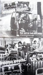 14 vintage reclames Niemeyer Javaanse Jongens shag 1979-85, Verzamelen, Ophalen of Verzenden, Gebruikt, Sigarenbandjes