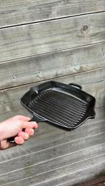 Zware gietijzeren grillpan gratis ophalen, Huis en Inrichting, Keuken | Potten en Pannen, Ophalen, Zo goed als nieuw, Gietijzer