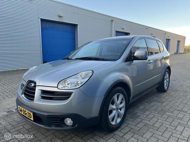 Subaru Tribeca 3.0R Luxury | Open dak | Leder | YOUNGTIMER, Auto's, Subaru, Bedrijf, Te koop, Tribeca, 4x4, Achteruitrijcamera
