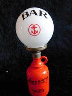 Vintage lampje, oranje Whisky kruikje met bollamp, op de lam, Ophalen of Verzenden, Huis en Inrichting