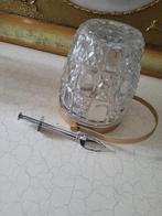 kristallen ijsemmer met tang foto 1 t/m 3, Antiek en Kunst, Ophalen of Verzenden