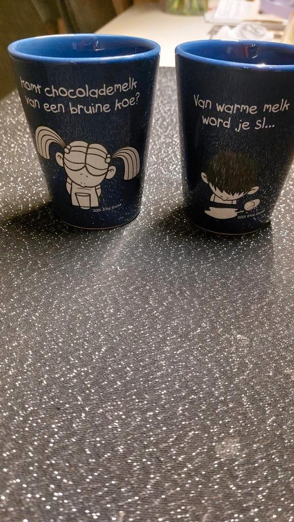 Chocolademelk Glazen - Set van 2, Huis en Inrichting, Keuken | Servies, Zo goed als nieuw, Glas of Glazen, Overige stijlen, Glas