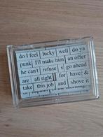 Magnetische poëzie-set, Ophalen of Verzenden, Gebruikt, Plaatje