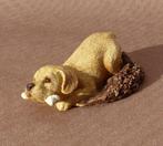 Sandicast beeldje Pesky Peepers B17 blonde Labrador beeld, Verzamelen, Beelden en Beeldjes, Gebruikt, Ophalen of Verzenden, Dier