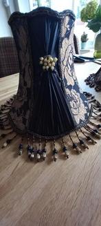 Zwarte geheel gave lampenkap(2stuks), Ophalen, Zwart, Rond, Zo goed als nieuw