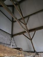 Originele oud eiken balken van boerderij uit 1892., Doe-het-zelf en Verbouw, Hout en Planken, Ophalen, Gebruikt, Eiken, Balk