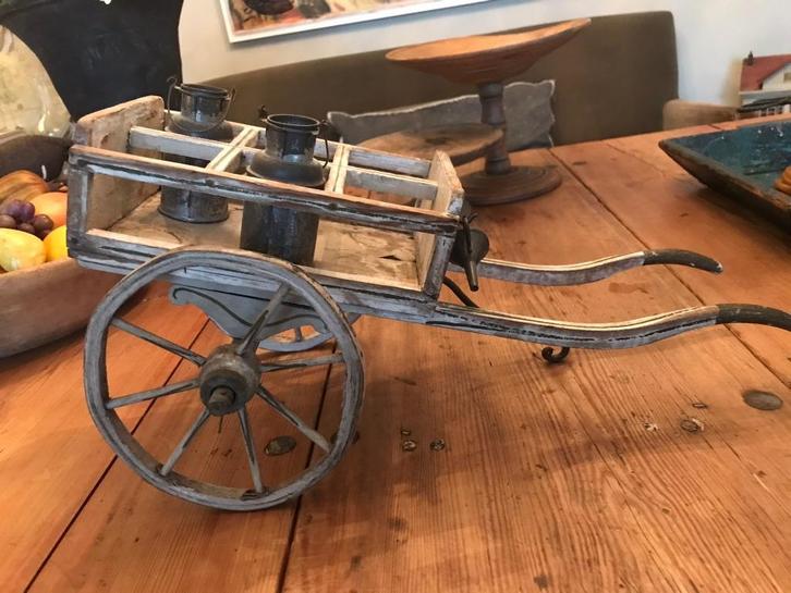 Melkkar. Volkskunst. Antiek speelgoed., Antiek en Kunst, Curiosa en Brocante, Ophalen of Verzenden
