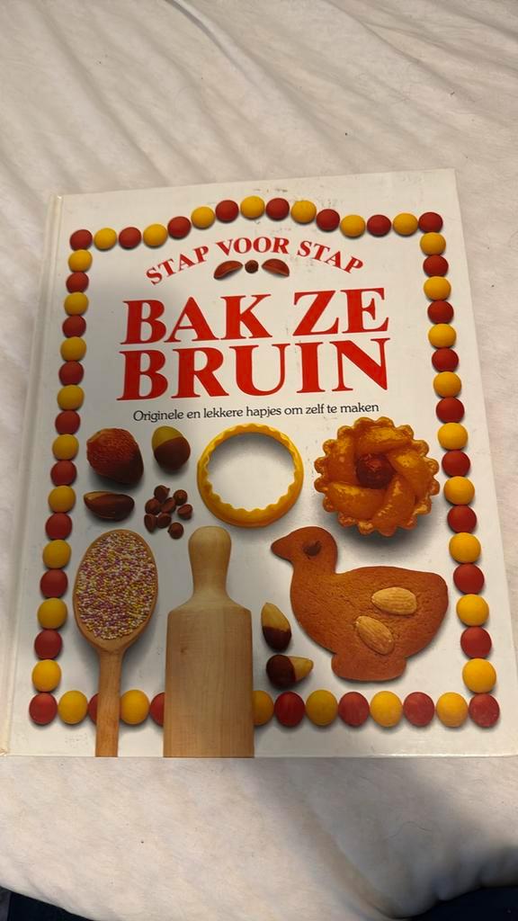 Bak ze bruin – Stap voor stap, Hobby en Vrije tijd, Taarten en Cupcakes maken, Zo goed als nieuw, Boek of Tijdschrift, Ophalen of Verzenden