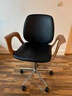 Kare Design Patron - Bureaustoel walnoot, Ophalen, Zo goed als nieuw, Zwart, Bureaustoel