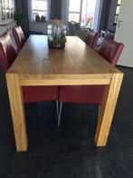 Eetkamerstoelen longlife (echt) leder., Huis en Inrichting, Stoelen, Ophalen of Verzenden, Gebruikt, Leer, Vier