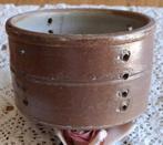 Franse brocante bruine gres kaasmal, Antiek en Kunst, Ophalen of Verzenden