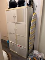 8 vaks kallax kast met 6 deuren en inzet, Ophalen, Gebruikt