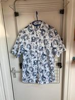 Overhemd skulls, Divided, H&M, maat L, Kleding | Heren, Wit, Ophalen of Verzenden, Zo goed als nieuw, Halswijdte 41/42 (L)