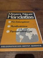 Meyers Neuer Handatlas - Vintage Wereld Atlas, Gelezen, Overige atlassen, Ophalen of Verzenden, 1800 tot 2000