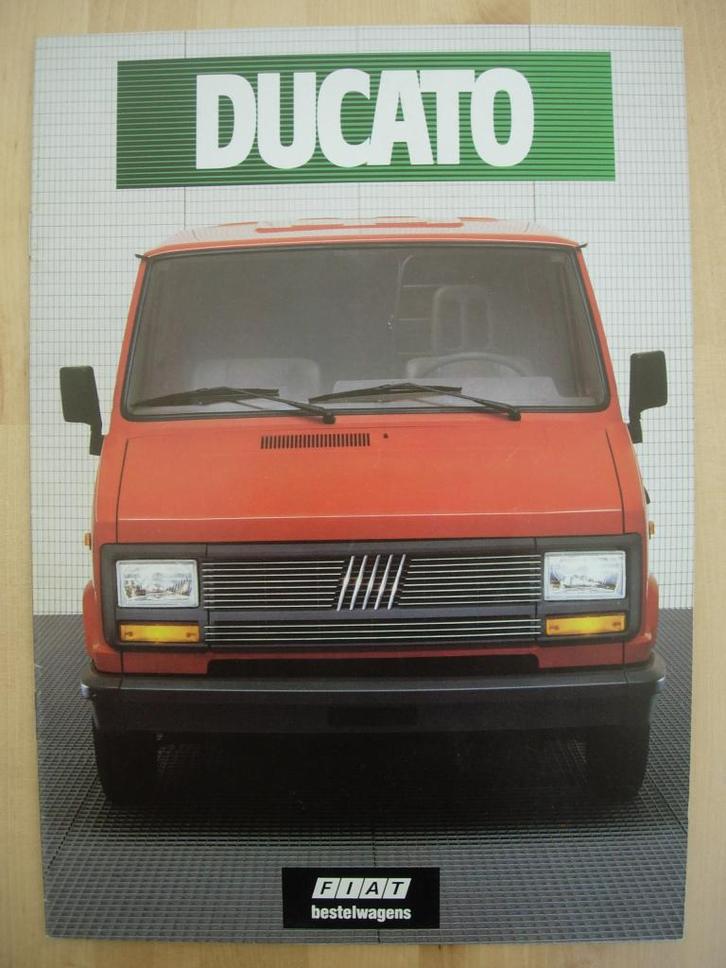 Fiat Ducato 1984 Brochure, Boeken, Auto's | Folders en Tijdschriften, Zo goed als nieuw, Overige merken, Ophalen