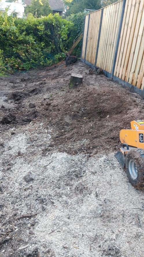 Stobbenfrees, boomwortels verwijderen, boomstronk frees, Diensten en Vakmensen, Tuinmannen en Stratenmakers