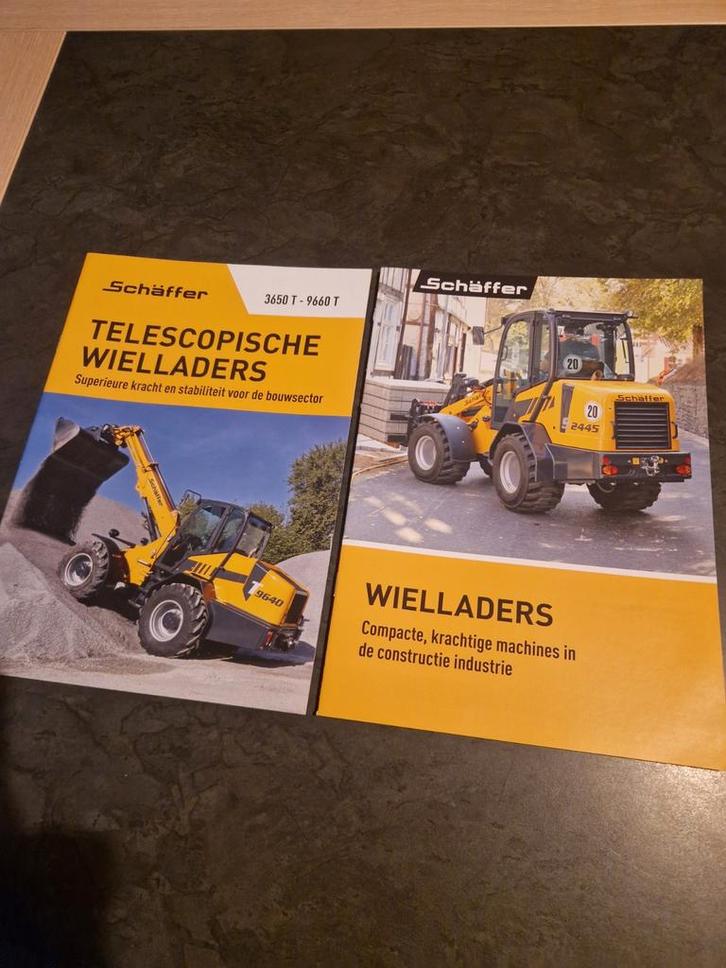 Schäffer Wielladers Brochures, Boeken, Catalogussen en Folders, Zo goed als nieuw, Ophalen of Verzenden