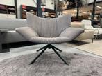 Nieuw Label Gustav Fauteuil stof leer Design draai stoel, Huis en Inrichting, Nieuw, Leer, Ophalen of Verzenden, Label