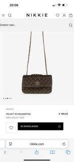 Nikkie tas, Sieraden, Tassen en Uiterlijk, Tassen | Damestassen, Ophalen of Verzenden, Zo goed als nieuw, Bruin, Schoudertasje