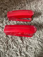 Twee Rode Novus Nietmachines, Ophalen of Verzenden, Gebruikt