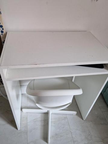 Bureau met stoel ikea