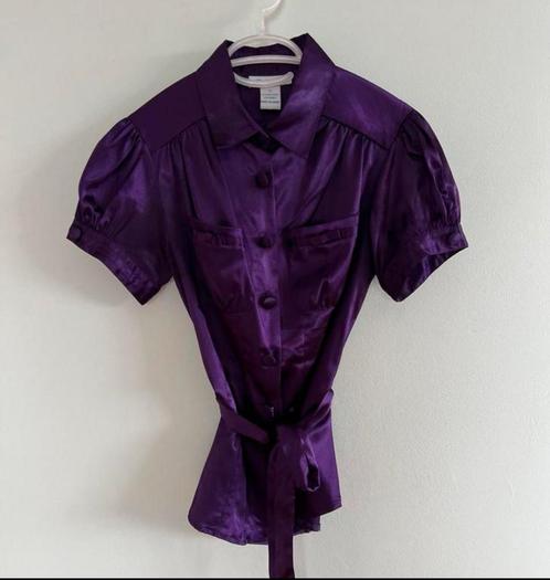 Paarse Dames Blouse - Maat S, Kleding | Dames, Blouses en Tunieken, Zo goed als nieuw, Maat 36 (S), Paars, Ophalen of Verzenden